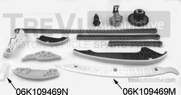 Trevi Automotive KC1158 - Sadales vārpstas piedziņas ķēdes komplekts ps1.lv