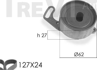 Trevi Automotive KD1241 - Zobsiksnas komplekts ps1.lv