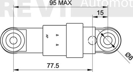 Trevi Automotive TA1466 - Demferis, Ķīļrievu siksna ps1.lv