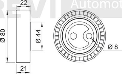 Trevi Automotive TA1467 - Parazīt / Vadrullītis, Ķīļrievu siksna ps1.lv