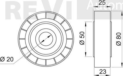 Trevi Automotive TA1479 - Parazīt / Vadrullītis, Ķīļrievu siksna ps1.lv