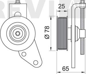 Trevi Automotive TA1594 - Parazīt / Vadrullītis, Ķīļrievu siksna ps1.lv