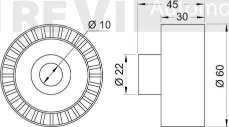 Trevi Automotive TA1561 - Parazīt / Vadrullītis, Ķīļrievu siksna ps1.lv