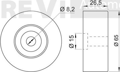 Trevi Automotive TA1539 - Parazīt / Vadrullītis, Ķīļrievu siksna ps1.lv