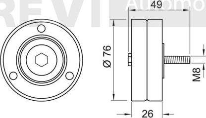 Trevi Automotive TA1642 - Parazīt / Vadrullītis, Ķīļrievu siksna ps1.lv