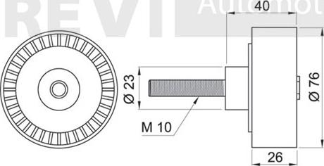 Trevi Automotive TA1631 - Parazīt / Vadrullītis, Ķīļrievu siksna ps1.lv