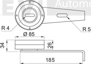 Trevi Automotive TA1056 - Parazīt / Vadrullītis, Ķīļrievu siksna ps1.lv