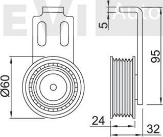 Trevi Automotive TA1006 - Parazīt / Vadrullītis, Ķīļrievu siksna ps1.lv