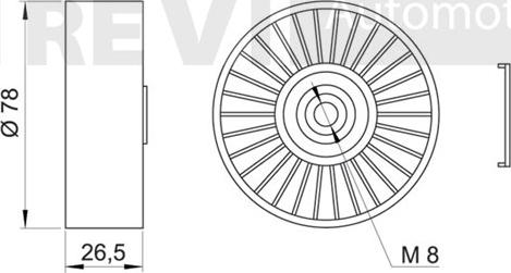 Trevi Automotive TA1014 - Parazīt / Vadrullītis, Ķīļrievu siksna ps1.lv