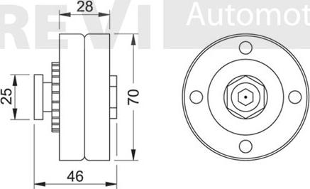 Trevi Automotive TA1023 - Parazīt / Vadrullītis, Ķīļrievu siksna ps1.lv