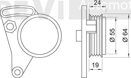 Trevi Automotive TA1170 - Parazīt / Vadrullītis, Ķīļrievu siksna ps1.lv