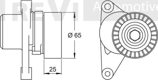 Trevi Automotive TA1890 - Siksnas spriegotājs, Ķīļsiksna ps1.lv