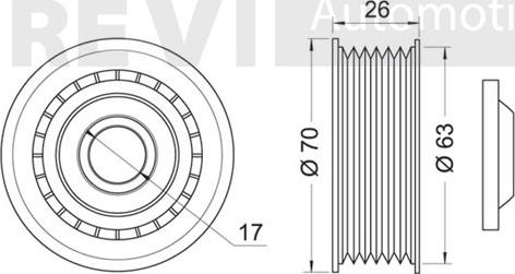 Trevi Automotive TA1829 - Parazīt / Vadrullītis, Ķīļrievu siksna ps1.lv