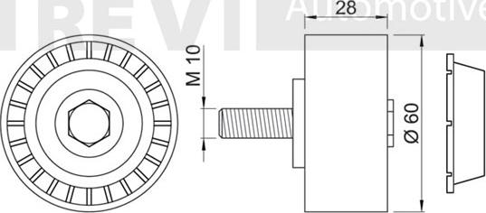 Trevi Automotive TA1871 - Parazīt / Vadrullītis, Ķīļrievu siksna ps1.lv