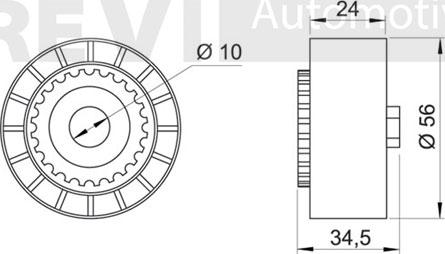 Trevi Automotive TA1204 - Parazīt / Vadrullītis, Ķīļrievu siksna ps1.lv