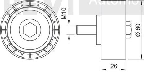 Trevi Automotive TA1228 - Parazīt / Vadrullītis, Ķīļrievu siksna ps1.lv