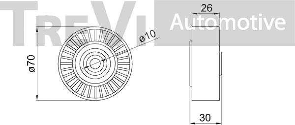 Trevi Automotive TA2094 - Parazīt / Vadrullītis, Ķīļrievu siksna ps1.lv