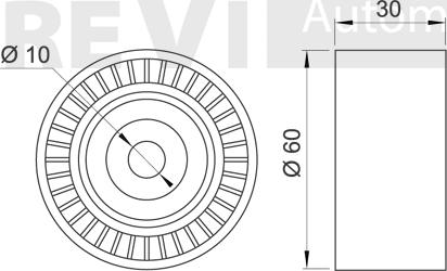 Trevi Automotive TA2055 - Parazīt / Vadrullītis, Ķīļrievu siksna ps1.lv