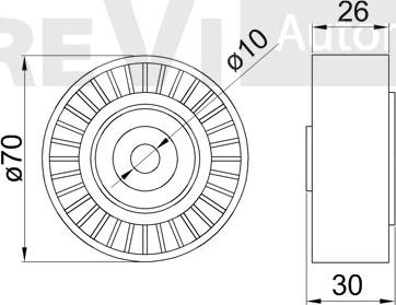 Trevi Automotive TA2152 - Parazīt / Vadrullītis, Ķīļrievu siksna ps1.lv