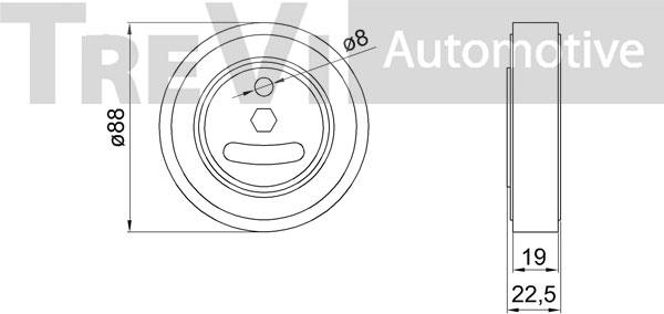 Trevi Automotive TA2178 - Parazīt / Vadrullītis, Ķīļrievu siksna ps1.lv