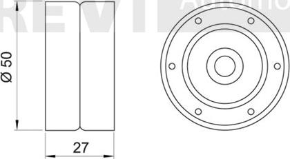 Trevi Automotive TD1494 - Parazīt / Vadrullītis, Zobsiksna ps1.lv