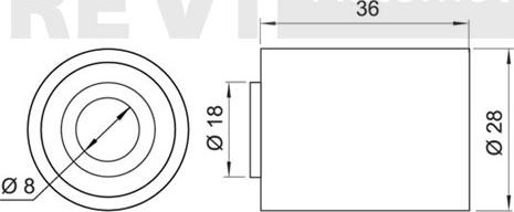 Trevi Automotive TD1542 - Parazīt / Vadrullītis, Zobsiksna ps1.lv