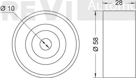 Trevi Automotive TD1569 - Parazīt / Vadrullītis, Zobsiksna ps1.lv