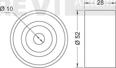 Trevi Automotive TD1568 - Parazīt / Vadrullītis, Zobsiksna ps1.lv