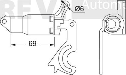 Trevi Automotive TD1666 - Siksnas spriegotājs, Zobsiksna ps1.lv