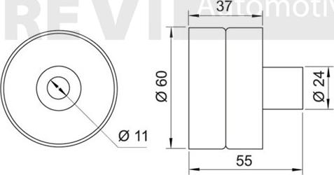 Trevi Automotive TD1004 - Parazīt / Vadrullītis, Zobsiksna ps1.lv