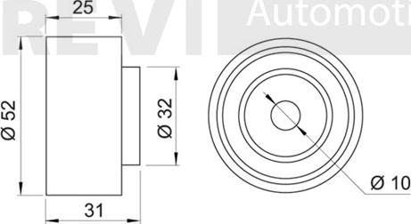 Trevi Automotive TD1142 - Parazīt / Vadrullītis, Zobsiksna ps1.lv