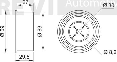 Trevi Automotive TD1120 - Parazīt / Vadrullītis, Zobsiksna ps1.lv