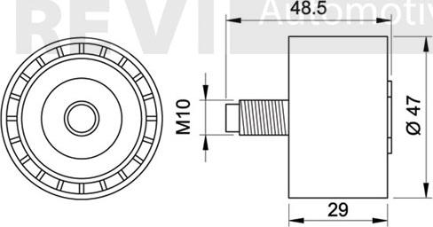 Trevi Automotive TD1310 - Parazīt / Vadrullītis, Zobsiksna ps1.lv