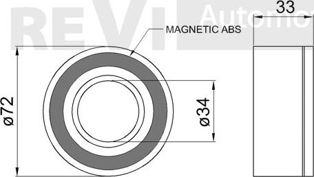 Trevi Automotive WB1632 - Riteņa rumbas gultņa komplekts ps1.lv