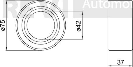 Trevi Automotive WB2265 - Riteņa rumbas gultņa komplekts ps1.lv