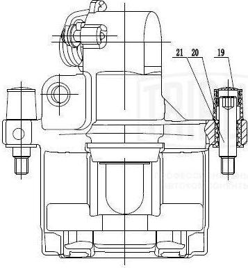 Trialli CF 095112 - Bremžu suports ps1.lv