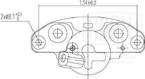 Trialli CF 012003 - Bremžu suports ps1.lv