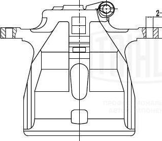 Trialli CF 190609 - Bremžu suports ps1.lv