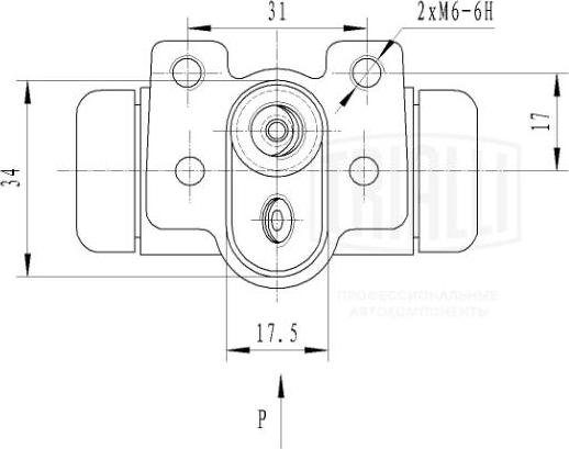 Trialli CF 2548 - Riteņa bremžu cilindrs ps1.lv