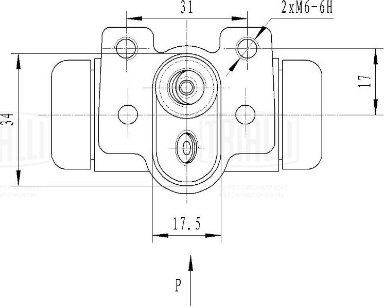 Trialli CF 2547 - Riteņa bremžu cilindrs ps1.lv