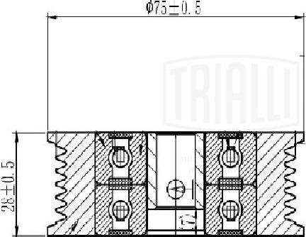 Trialli CM 5633 - Parazīt / Vadrullītis, Ķīļrievu siksna ps1.lv