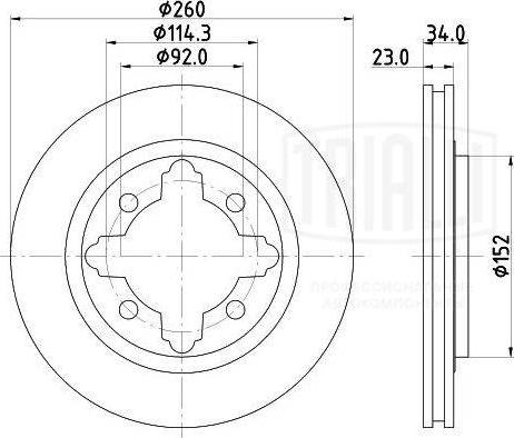 Trialli DF 230104 - Bremžu diski ps1.lv