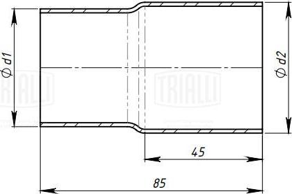 Trialli EPC 5055 - Izplūdes caurule, Universāla ps1.lv