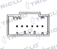 Triclo 143246 - Slēdzis, Spoguļu regulēšana ps1.lv