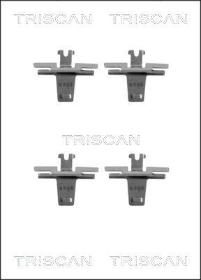 Triscan 8105 401452 - Piederumu komplekts, Disku bremžu uzlikas ps1.lv