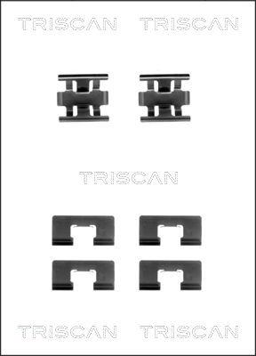 Triscan 8105 401606 - Piederumu komplekts, Disku bremžu uzlikas ps1.lv