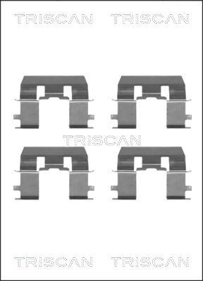 Triscan 8105 401617 - Piederumu komplekts, Disku bremžu uzlikas ps1.lv