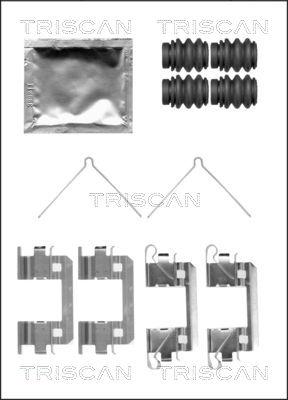 Triscan 8105 401620 - Piederumu komplekts, Disku bremžu uzlikas ps1.lv