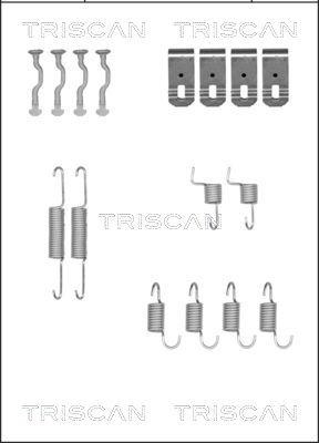 Triscan 8105 402540 - Piederumu komplekts, Stāvbremzes mehānisma bremžu loks ps1.lv