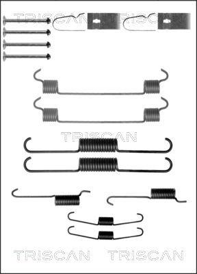 Triscan 8105 502559 - Piederumu komplekts, Bremžu loki ps1.lv